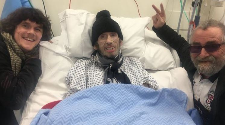 Shane MacGowan with his Friends Last Movements in the Hospital