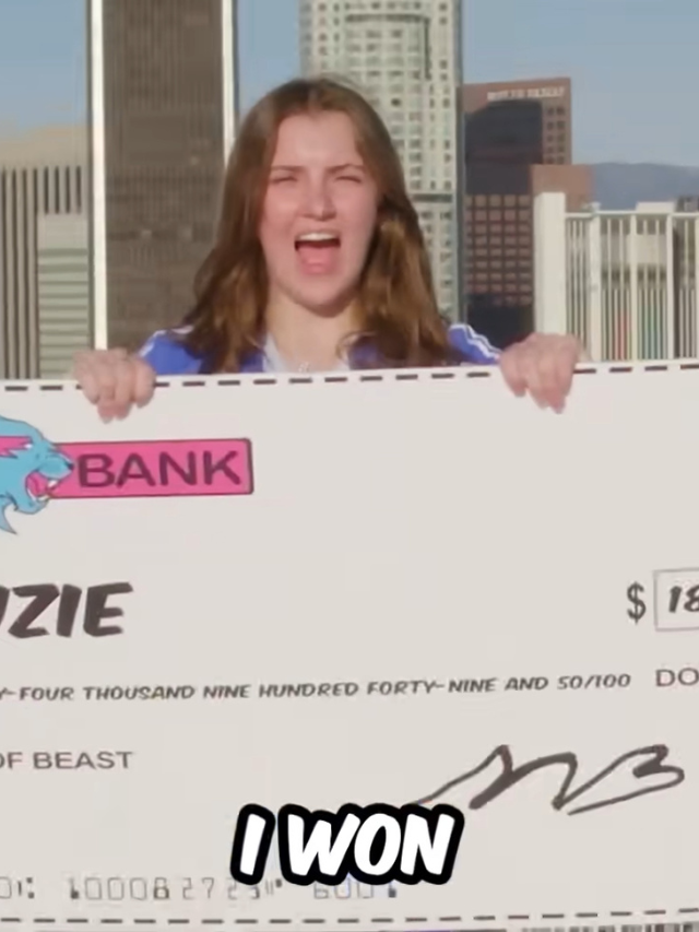 MrBeast’s Video Winner Suzie Taylor Spends $185,000 Prize On Others