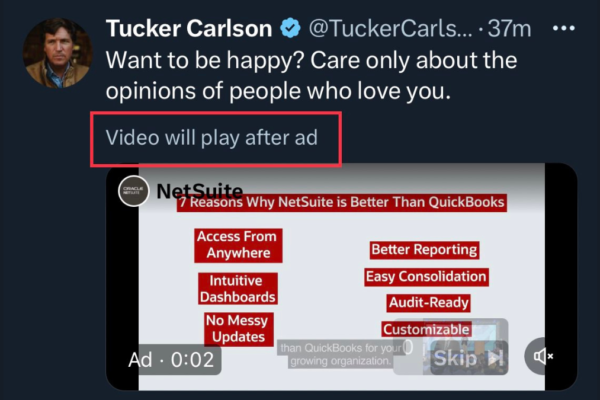 In-Stream ads on X for creators